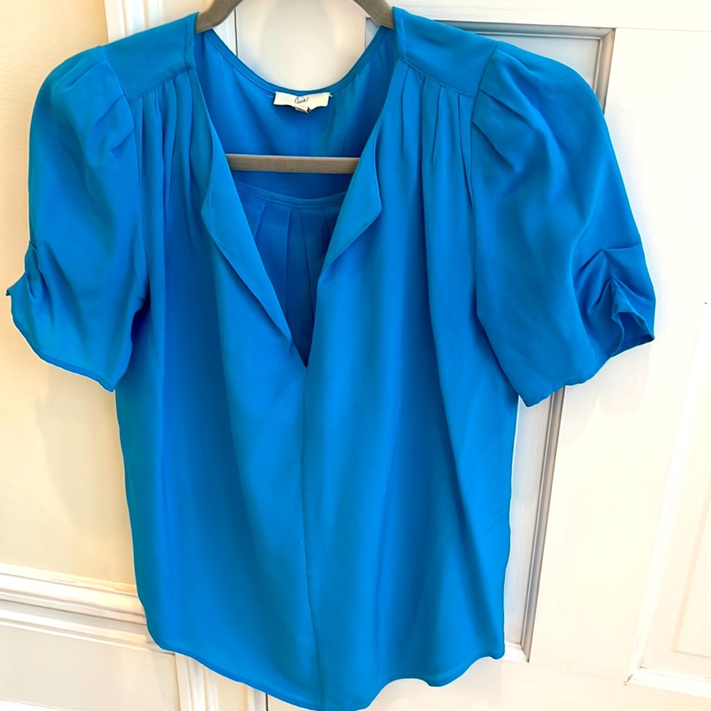 Josie silk short sleeve blouse